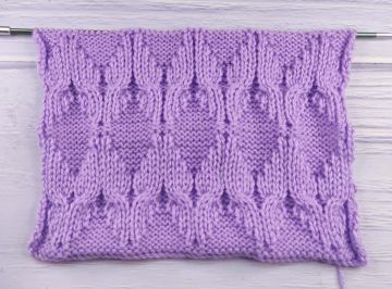 Point Fantaisie Torsades au Tricot