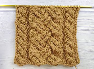 Point Torsadé au Tricot