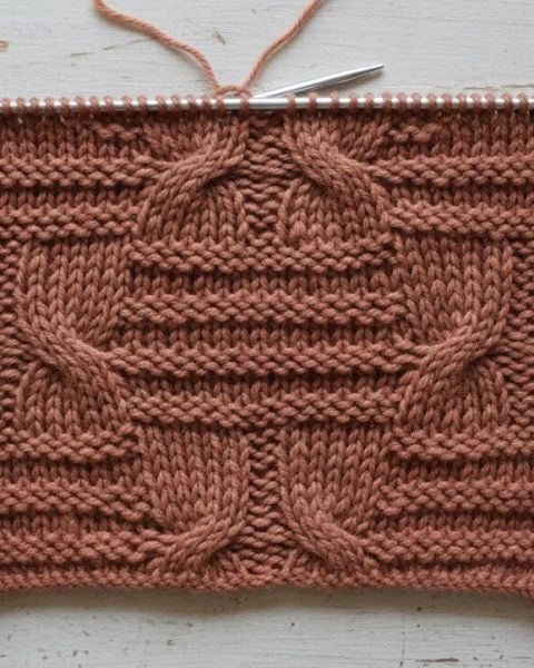 Point Torsadé au Tricot
