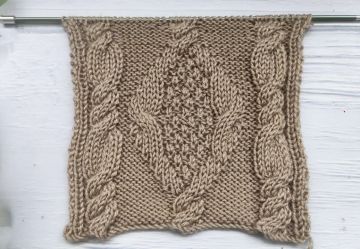 Point Torsadé au tricot