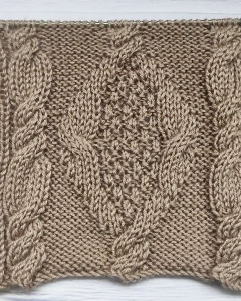 Point Torsadé au tricot