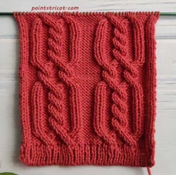 Point de Torsades au Tricot