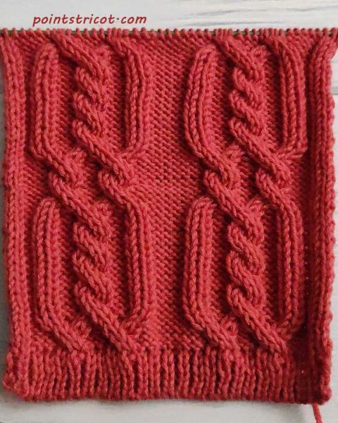 Point de Torsades au Tricot