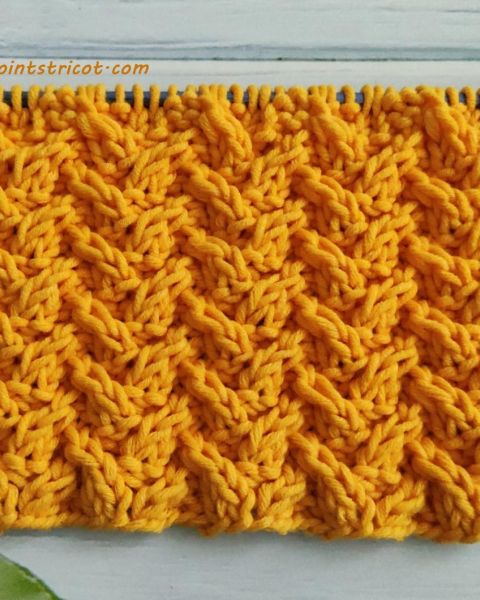 Point Croisé au Tricot