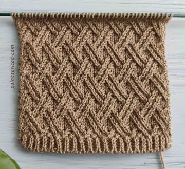 Point de Tricot Croisé