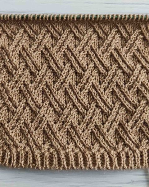 Point de Tricot Croisé