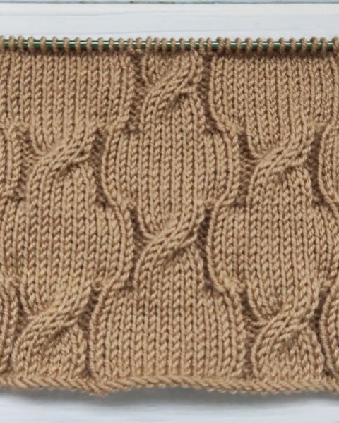 Point de Damier avec Torsades