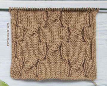 Point de Damier avec Torsades