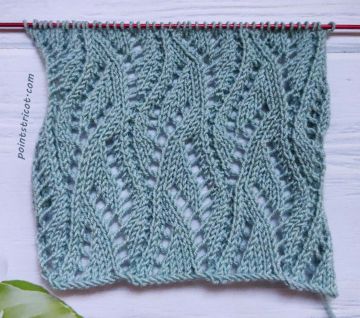 Point de Vagues au Tricot