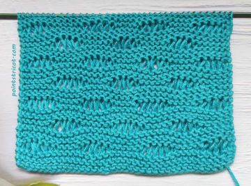Point de Vagues au Tricot
