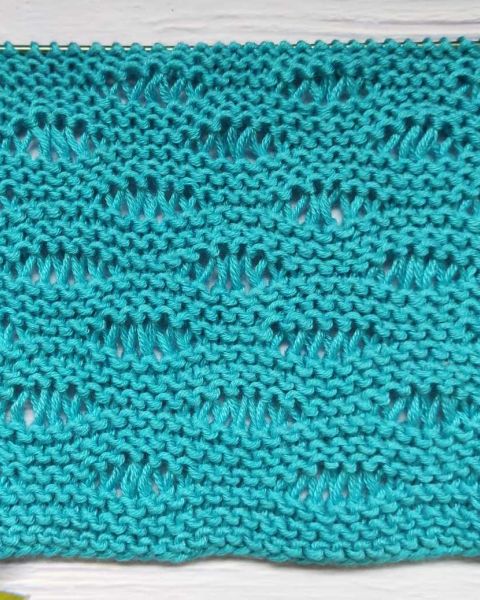 Point de Vagues au Tricot