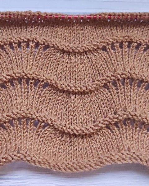 Point de Vagues au Tricot