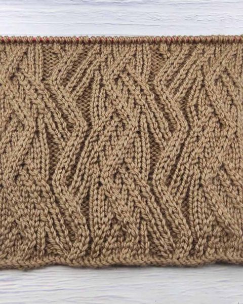 Point Zig Zag au Tricot