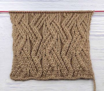 Point Zig Zag au Tricot