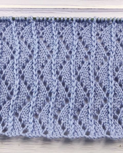 Point Zigzag au Tricot