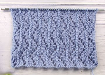 Point Zigzag au Tricot