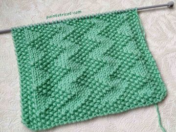 Point Zig Zag au Tricot