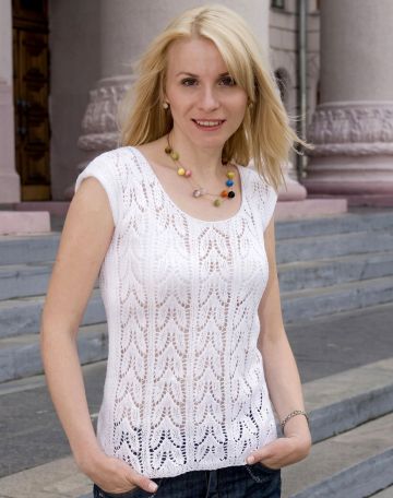 Top Ajouré au Tricot